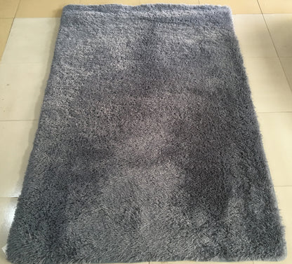 Silk rugs GREY GREY SILK