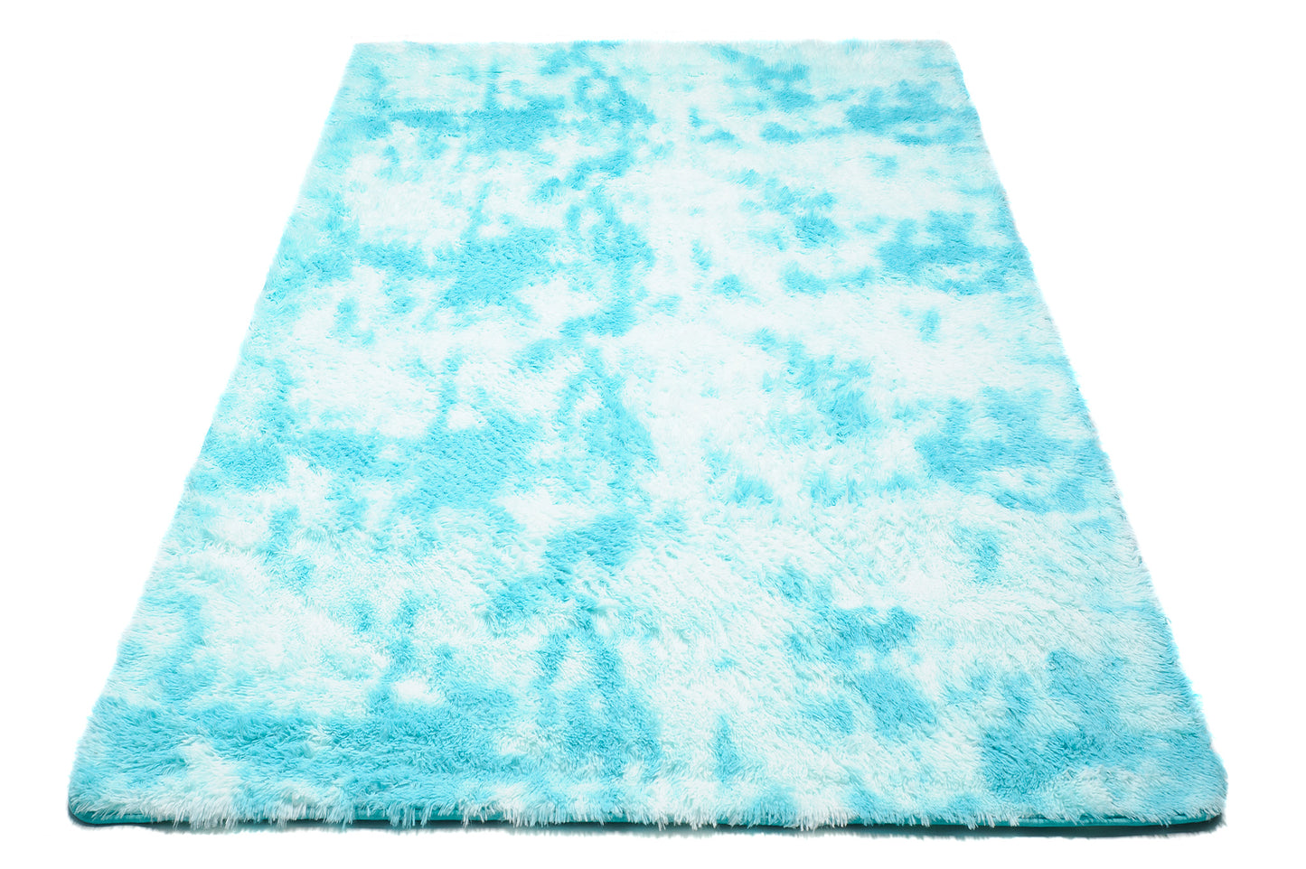 Silk rugs  MR-582 Blue SILK DYED