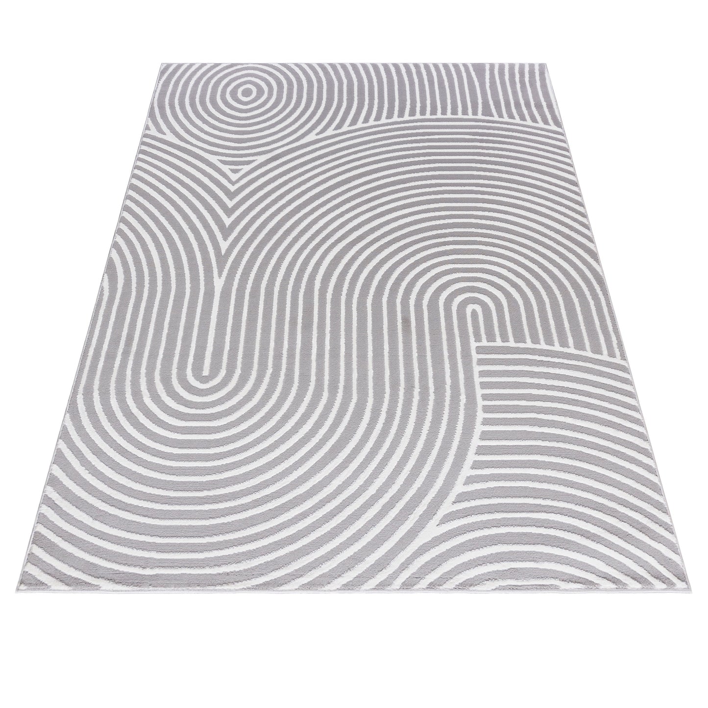 Ellen rugs NG83B GRAY/WHITE